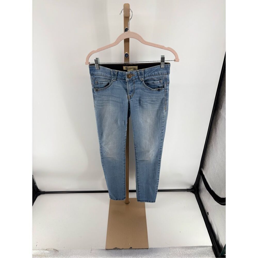 Democracy Ab-solution Skinny Jeans Size 2 Light Wash Stretch Denim 28 Inseam